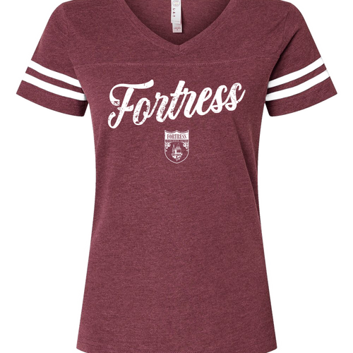 Fortress FC Women's Football V-Neck Tee