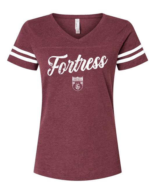 Fortress FC Women's Football V-Neck Tee
